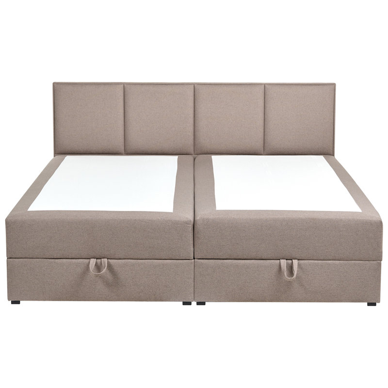Upholstered Divan Bed, Super King (6'), Taupe