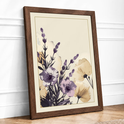 Delicate Study Botanical - Framed Print