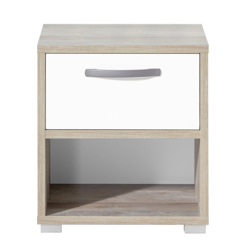 Smith 49cm W Wood Material Bedside Table