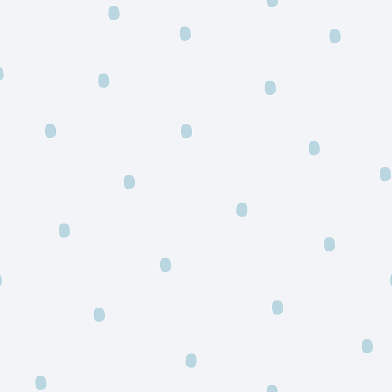 Bambino Collection Polka Dot Wallpaper Roll, Blue