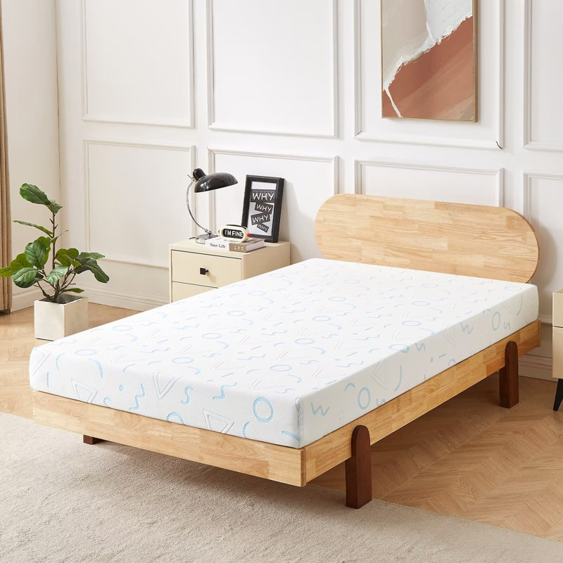 Medium Gel Memory Foam Mattress, Twin XL, 6"