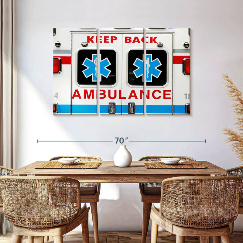 Hokku Designs Ambulance Distance Warning Sign | Wayfair