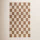 Madalene Checkerboard Natural and Ivory Rug