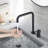 11.81" Bathroom Faucet Single Handle Lavatory Sink Faucet, Solid Brass Vanity Faucet-99131830
