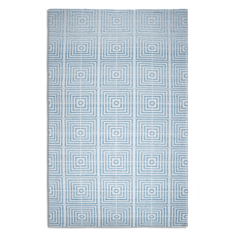 Beauty Petrol blue Rug, Rectangle 120 x 170cm