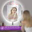 Miroir rond de salle de bain / de meuble-lavabo à DEL rétroéclairé certifié Lunara UL-1107047972