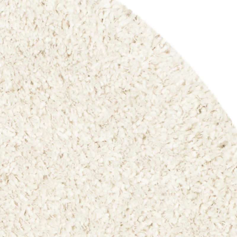Tapis ivoire à poils longs Martelange, Rectangulaire 3 pi x 5 pi