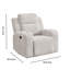 Canapé inclinable 1 place, fauteuil inclinable manuel en velours côtelé, porte-gobelets, canapé inclinable pour le salon-893339305