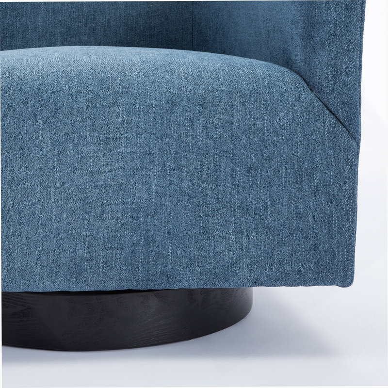 Chaise d'appoint en polyester bleu