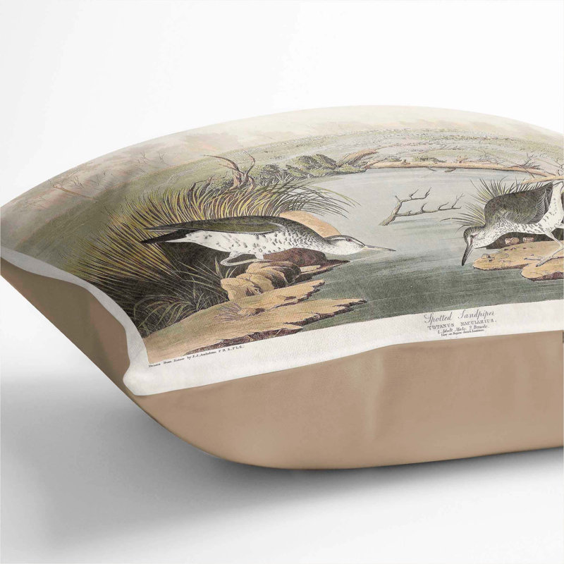 Square Throw Cushion, 40cm H x 40cm W x 15cm D, Stone