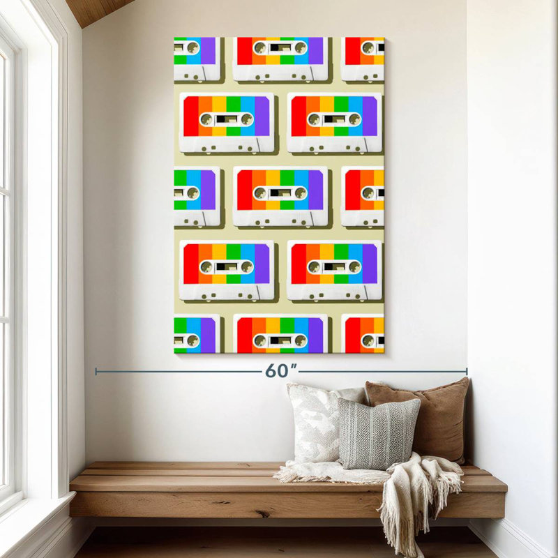 Abarca Rainbow Mixtapes, 24" H x 16" W