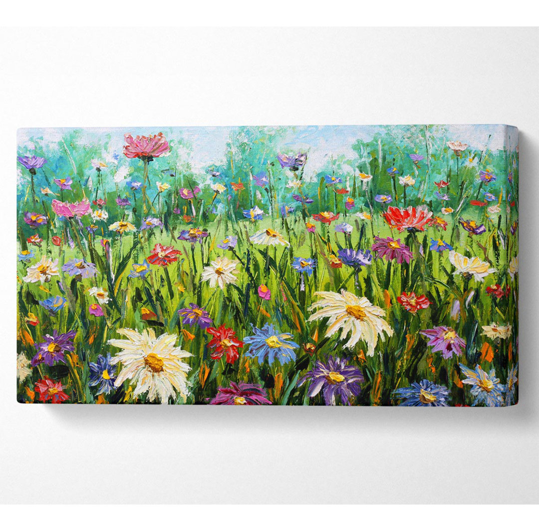 Shander Lovely Spring Flowers Art - Kunstdrucke auf Leinwand