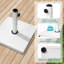 Agosto 40 Lb. Base de parasol autoportante en béton, blanc-977852859