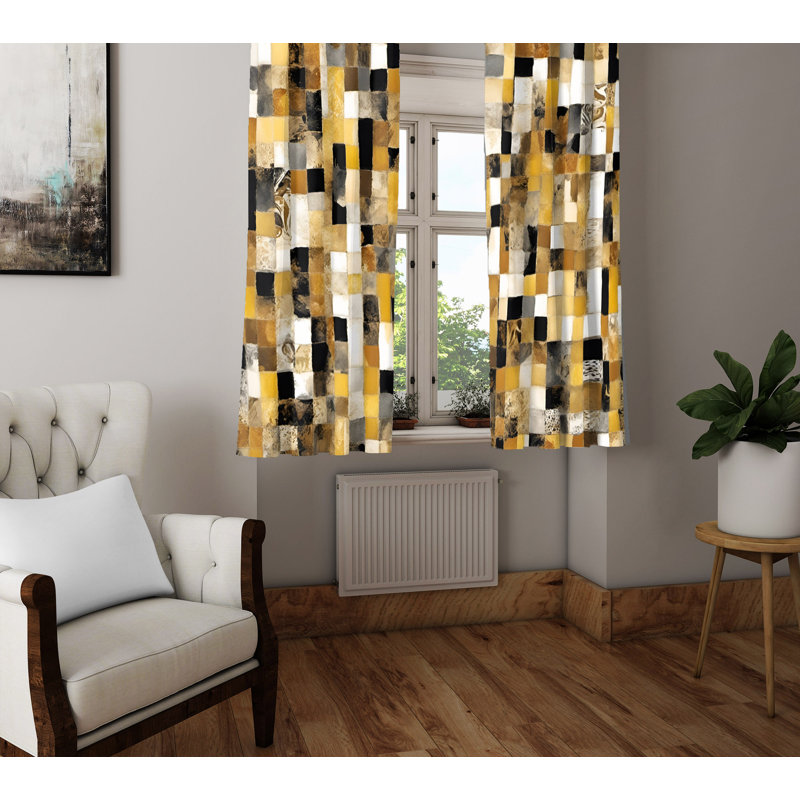 Semi Sheer Curtain Pair, 56" W x 78" L