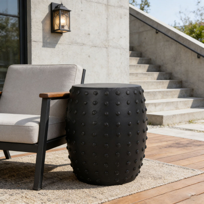 Outdoor LightWeight Concrete Side Table