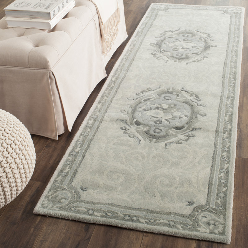 Empire Hand Tufted Wool Oriental Rug, Runner 2'6" x 12'