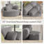 Fauteuil demi-tonneau rembourré Addisin-594029237