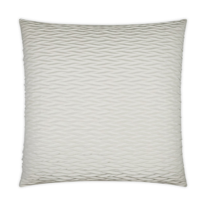 Sophia Pillow Cover & Insert, Ivory, Square 20"