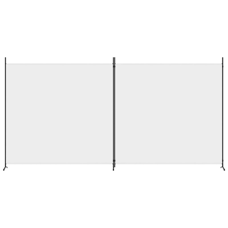 Kyen 457.2cm H Folding Room Divider, White, 180cm H x 348 cm W, 2