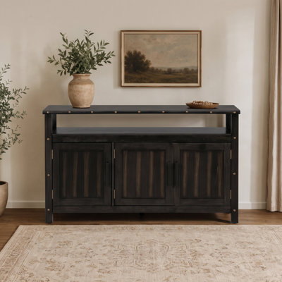 Commode d'appoint NavyRidge avec rivets décoratifs