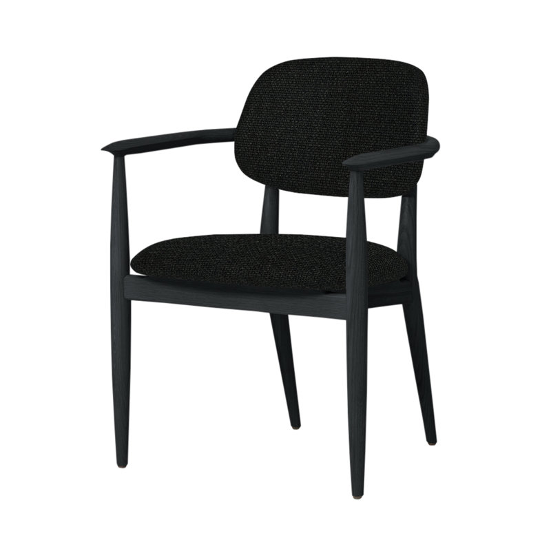 Chaise Slow de Space Copenhagen, Chêne gris, Medley 60999