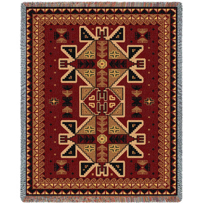 Pure Country Weavers Paraguay Blanket - South America Gift Tapestry Throw Woven from Cotton - Made in The USA (72x54)