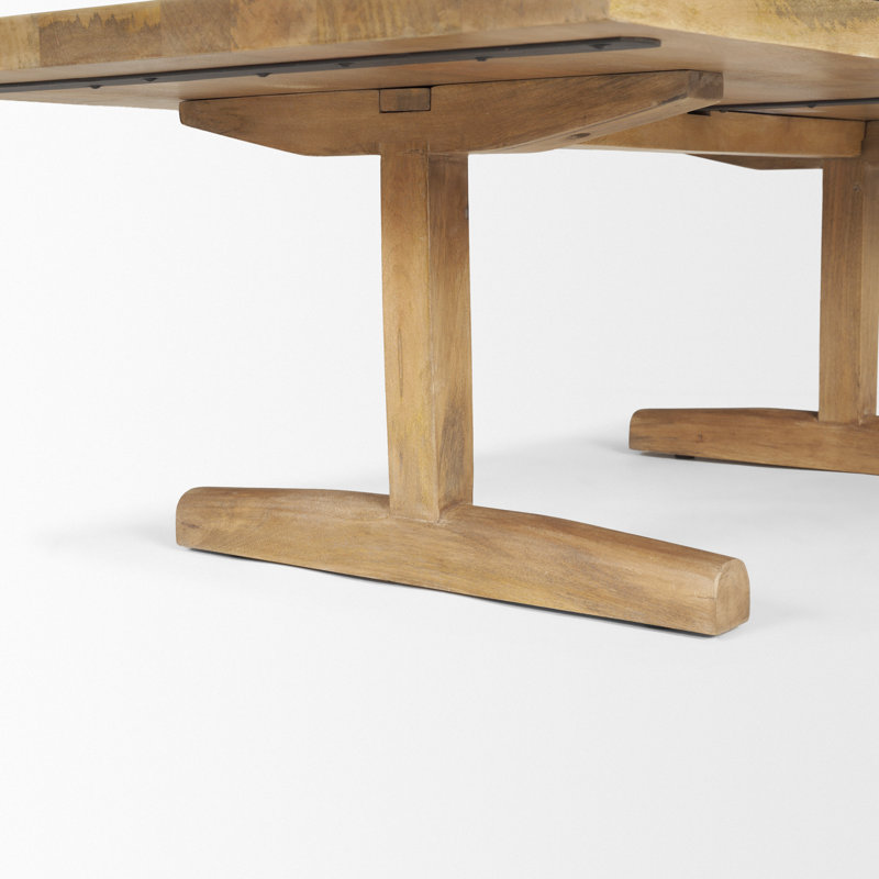 Table basse en bois massif Rune, Brun