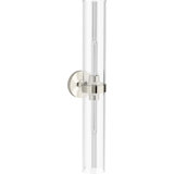 Purist™ 2 Light Indoor Bathroom Vanity Light Fixture, UL Listed