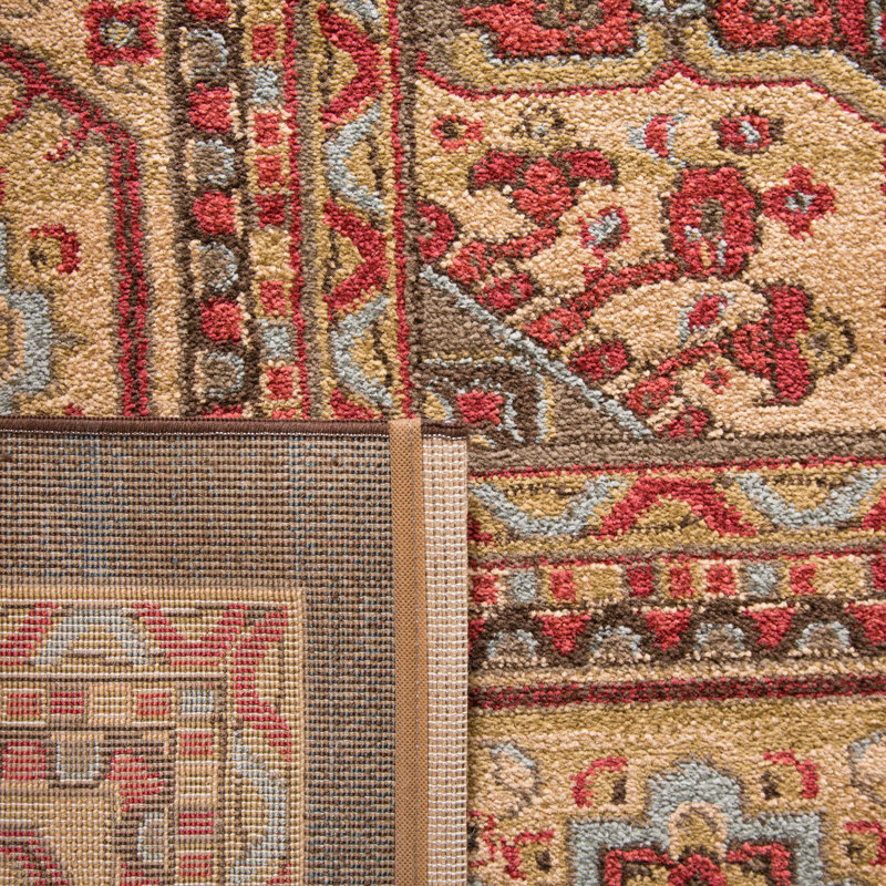 Pennypacker Oriental Navy/Natural Area Rug, Rectangle 3' x 5'