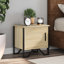 Alurd 40cm W Metal Bedside Table-1391060840