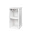 Armoire à vin modulaire de couleur blanche avec tablettes de rangement et huche pour salle à manger WHITE