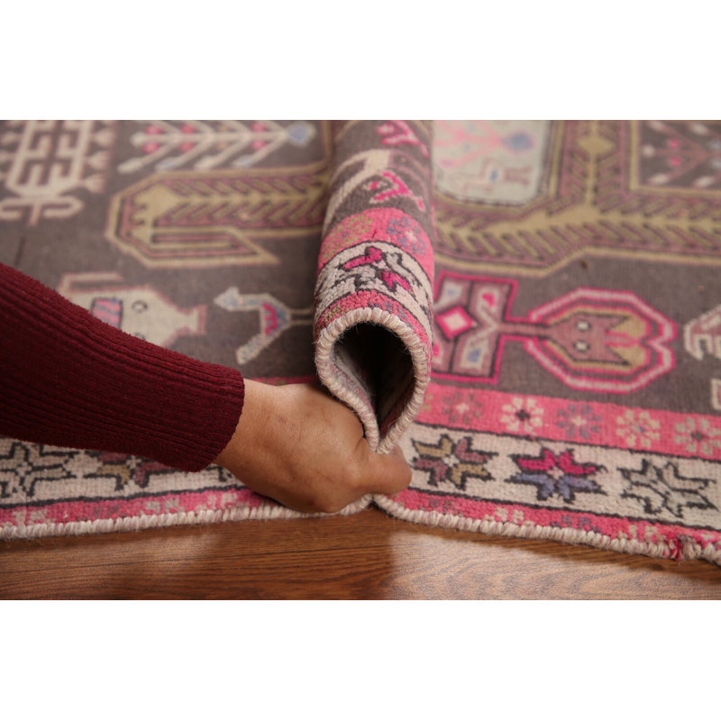 Tapis de couloir géométrique traditionnel 4x11