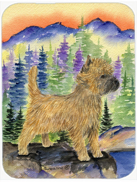 East Urban Home Cairn Terrier Glass Cutting Board
