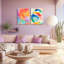 2 Piece Wrapped Canvas Wall Art