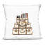 Coussin décoratif empilé avec sac à main floral empilé, design par Amanda Greenwood-121373354