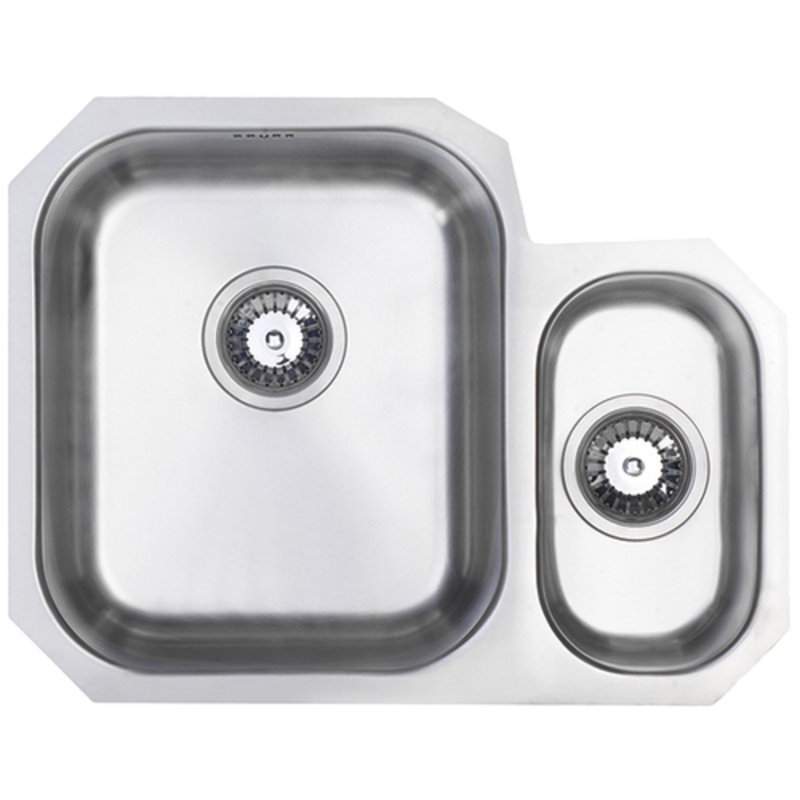 Belfry Kitchen W Kitchen Sink, Left Hand Main Bowl, 66mm H x 594mm L x 185mm W
