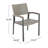 Dining Chair - Grey , Modern Mesh For Outdoor Picnic Table Patio Chair With Trendsetting Sparkle