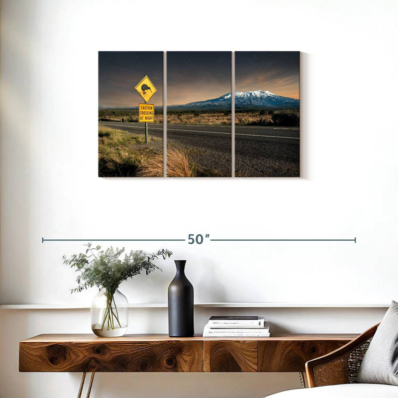 Kiwi Crossing Road Sign, H 20 po x l 33 po