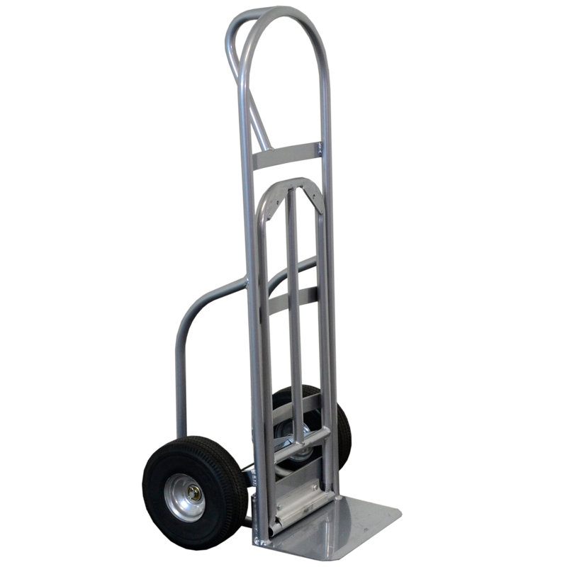 Welded Aluminum Truck with P-Handle with 10″ Pneumatic Tires