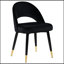 Ensemble de deux chaises de salle à manger arquées avec sièges baquets ergonomiques pour des sièges confortables et élégants