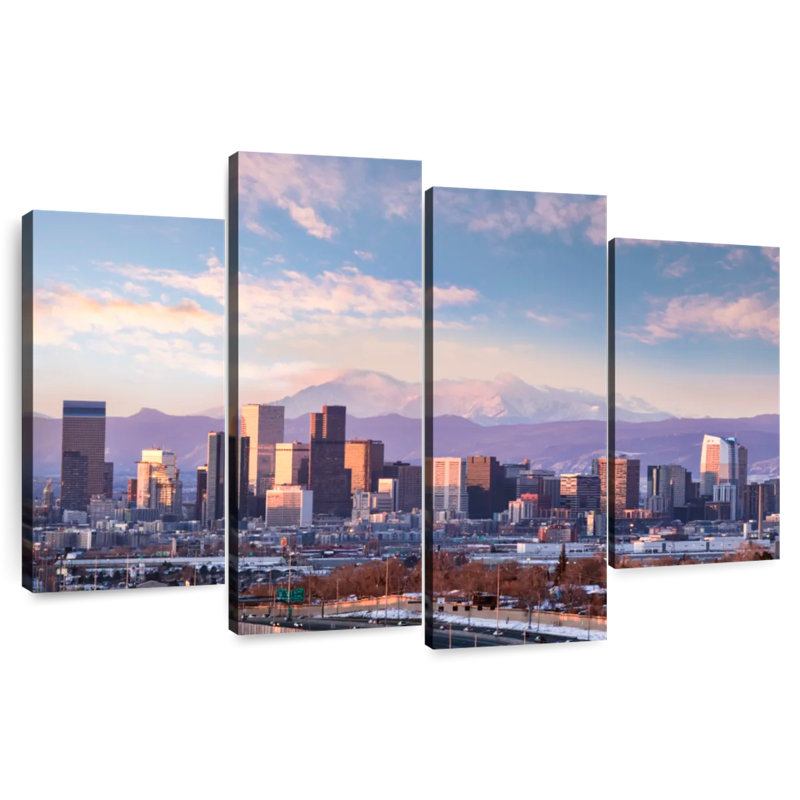 Nicci Denver Mountainous Skyline, 42" H x 68" W