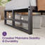 Base de lit en acier robuste de 14 po Kiliam - aucun sommier nécessaire - taille simple / grand / double-1392059015