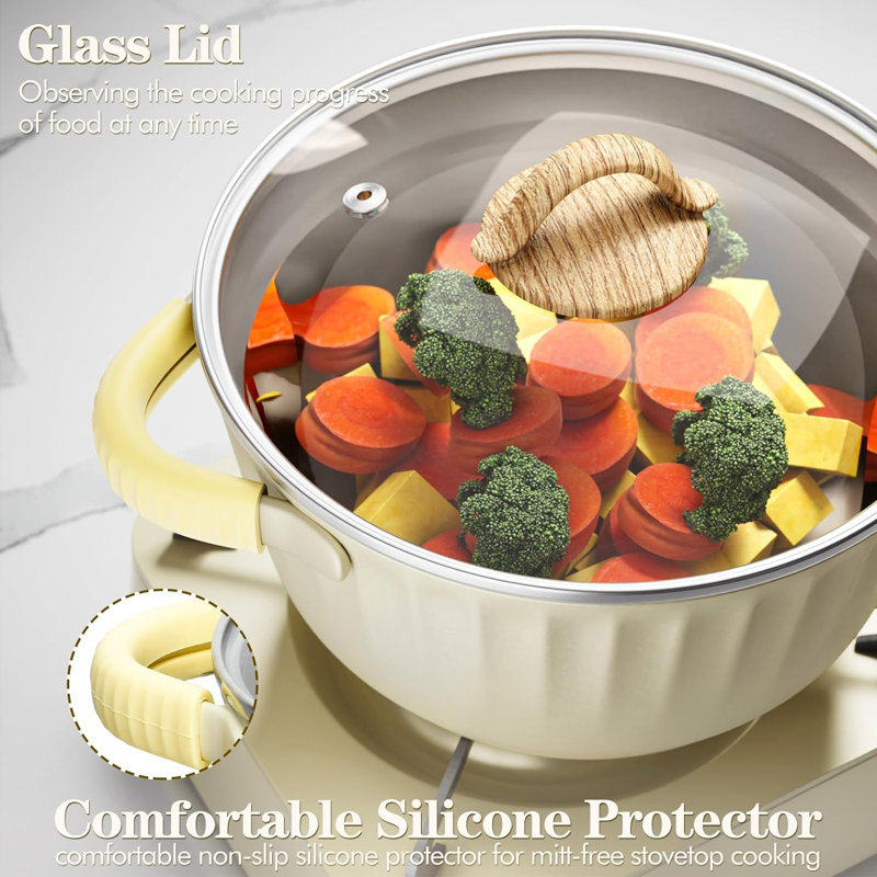Ensemble de batterie de cuisine 9 pièces