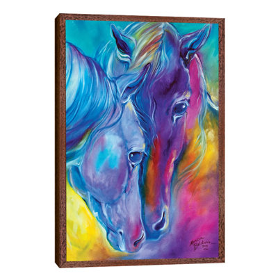 Color My World With Horses Loving Spirits by Marcia Baldwin - Painting on Canvas
