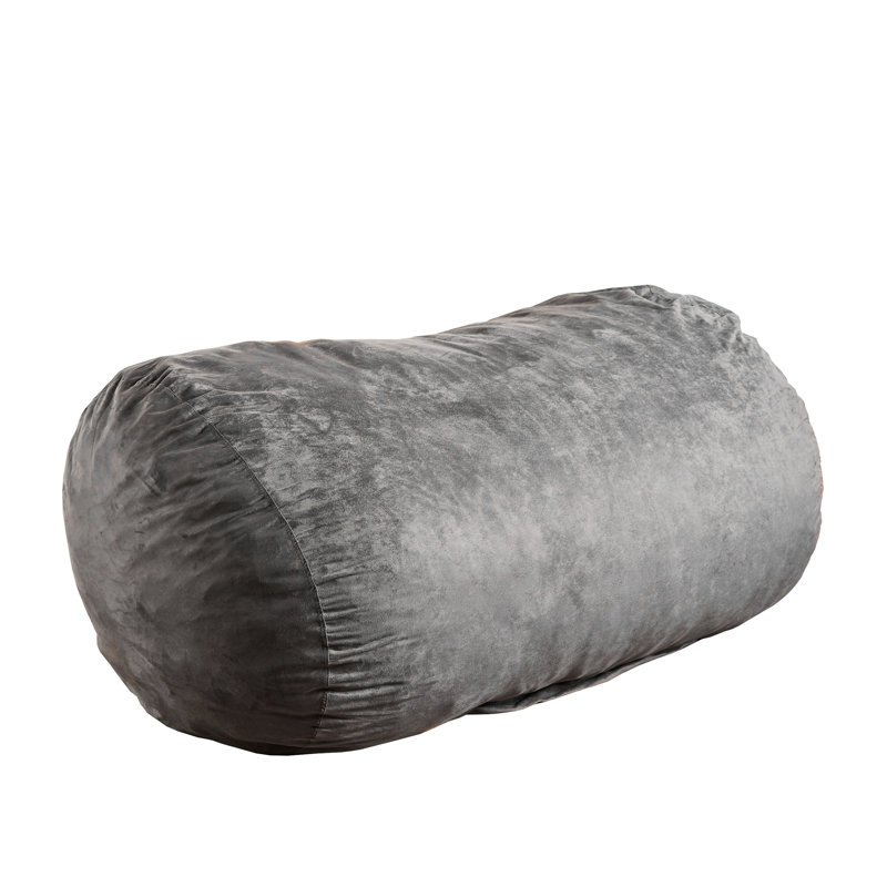 Fauteuil à billes cylindrique 6,5 pieds Nest, Microfibre brun clair