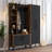 Hall Tree 59.06'' Wide with Shoe Storage-1524367100