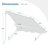 Polyester Cover Patio Window Awning, Manual Retractable Sunshade Canopy-93764367