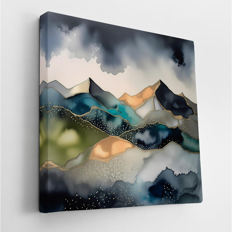 Mystic Mountains, 24" H x 24" W