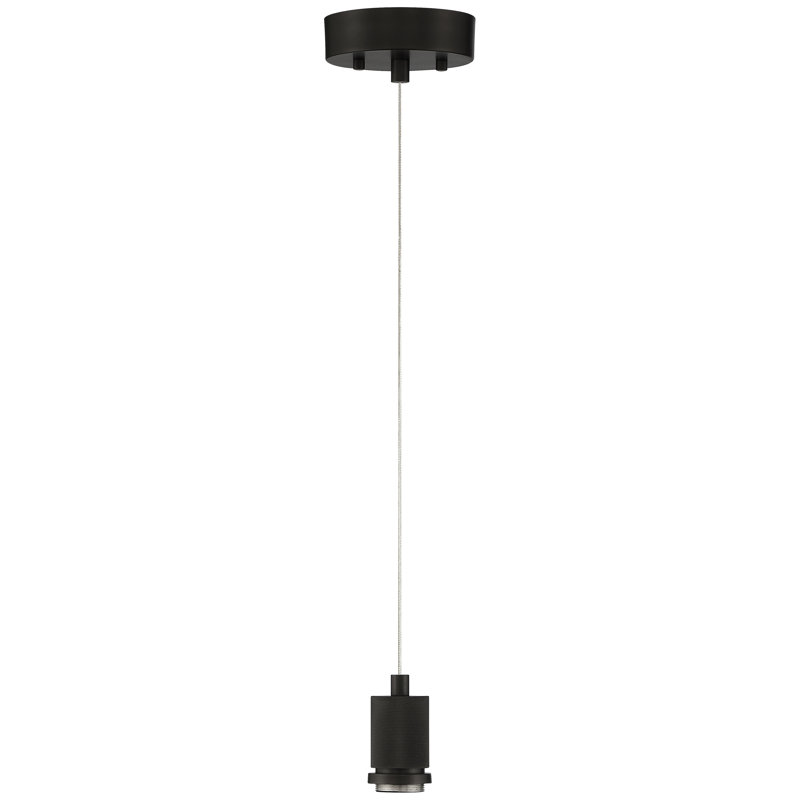 Southglenn 1 - Light LED Single Pendant, Matte Black