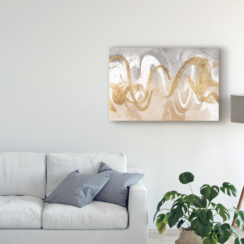 « infinite tourbillon i », reproduction de peinture à l’acrylique sur toile tendue, H 12 po x l 19 po x P 2 po